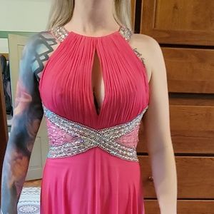 Gorgeous, Colors size 6 pink  prom dress